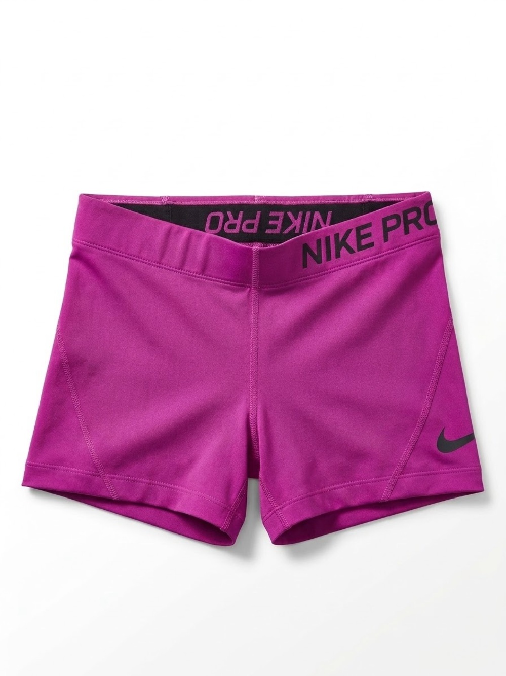 Nike Women's Magenta Training Compression Shorts